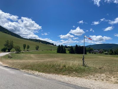 Atterrissage du site de l'Aigle