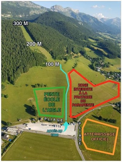 Règles d'usage de la pente école de l'Aigle