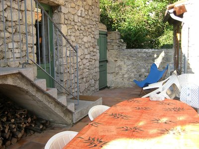 terrasse donnant sur les viols