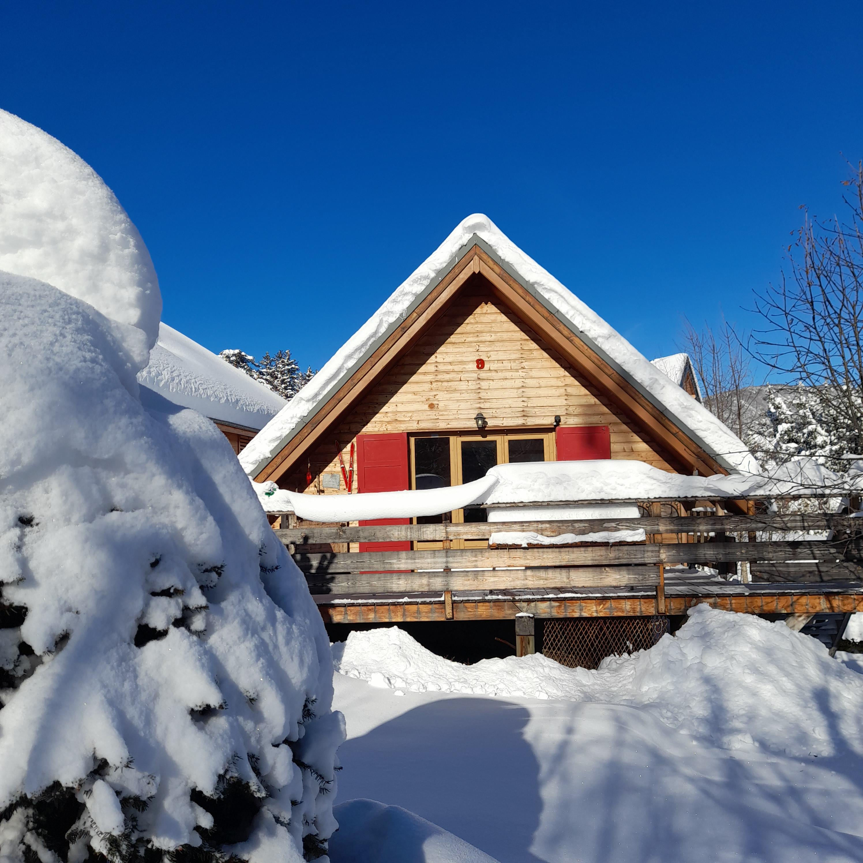 Chalet Les Sorbiers enneigé_Lans-en-Vercors