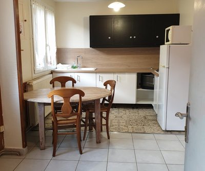 Le coin-cuisine du Gîte le Vertaco à Saint Martin en Vercors