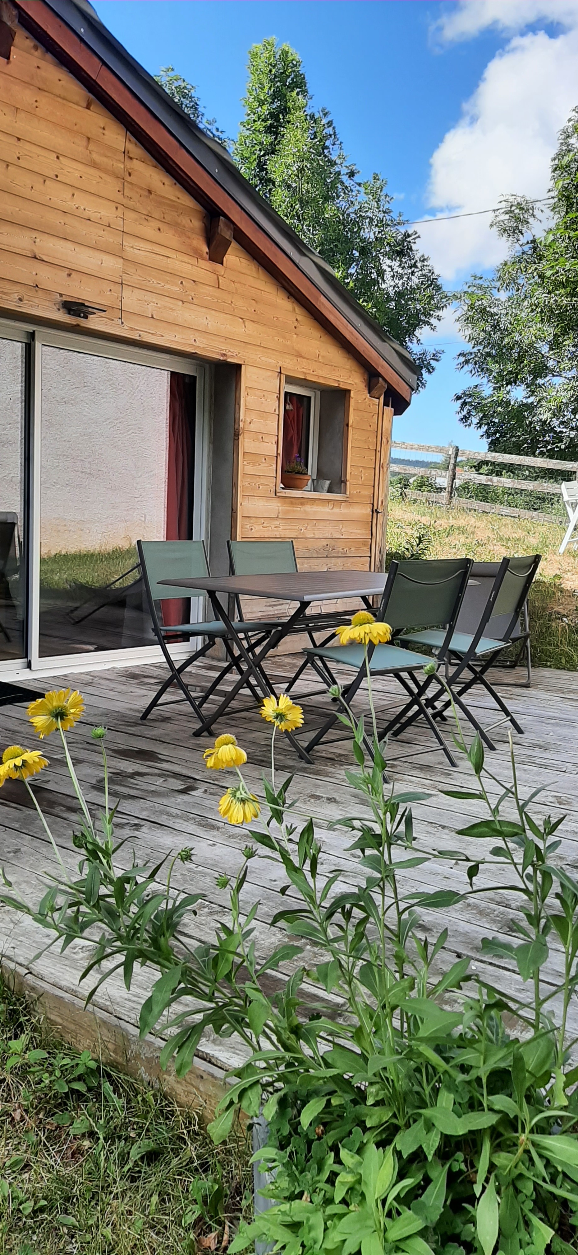 La terrasse en été