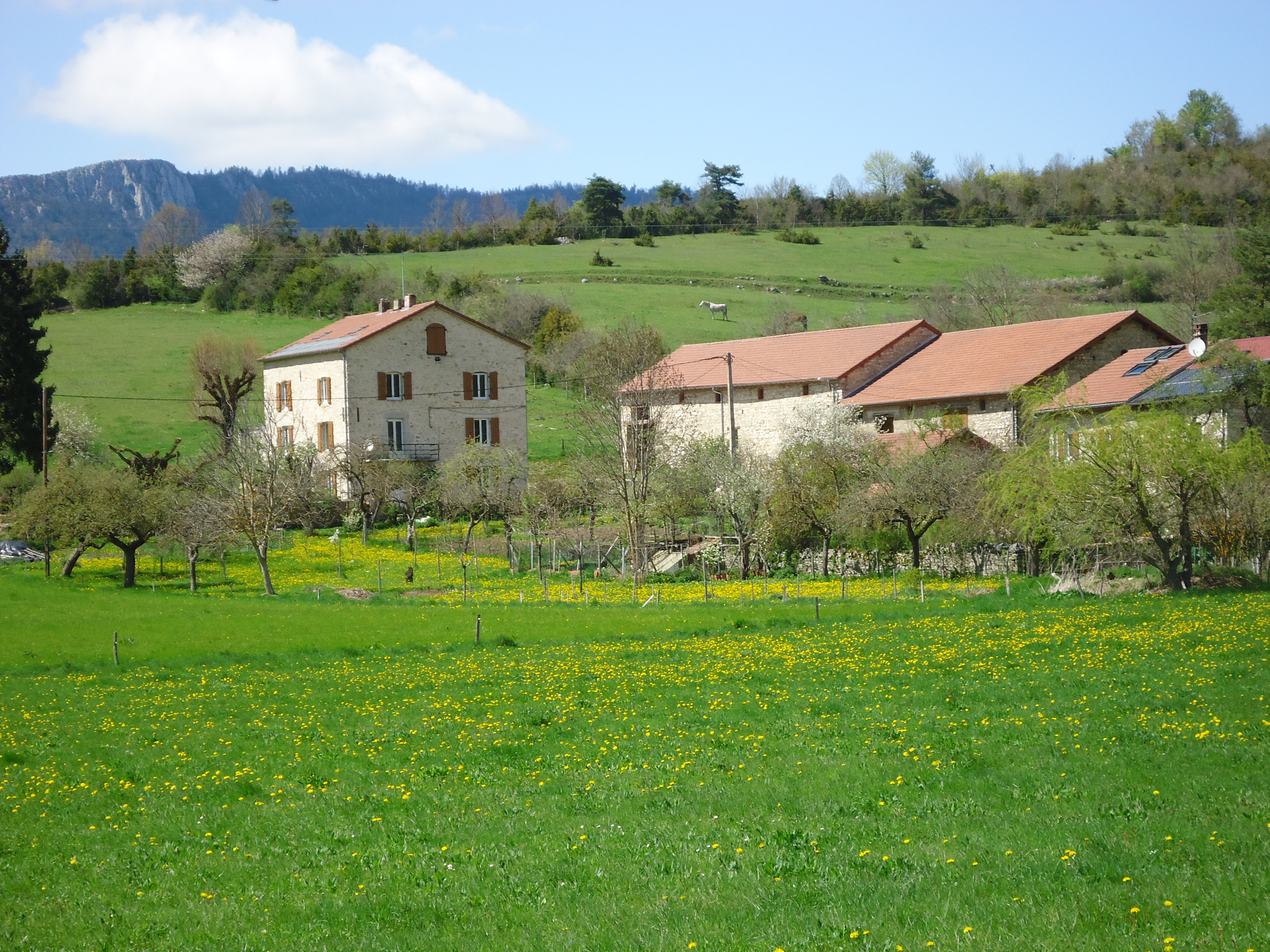 Le hameau des Finets côté sud