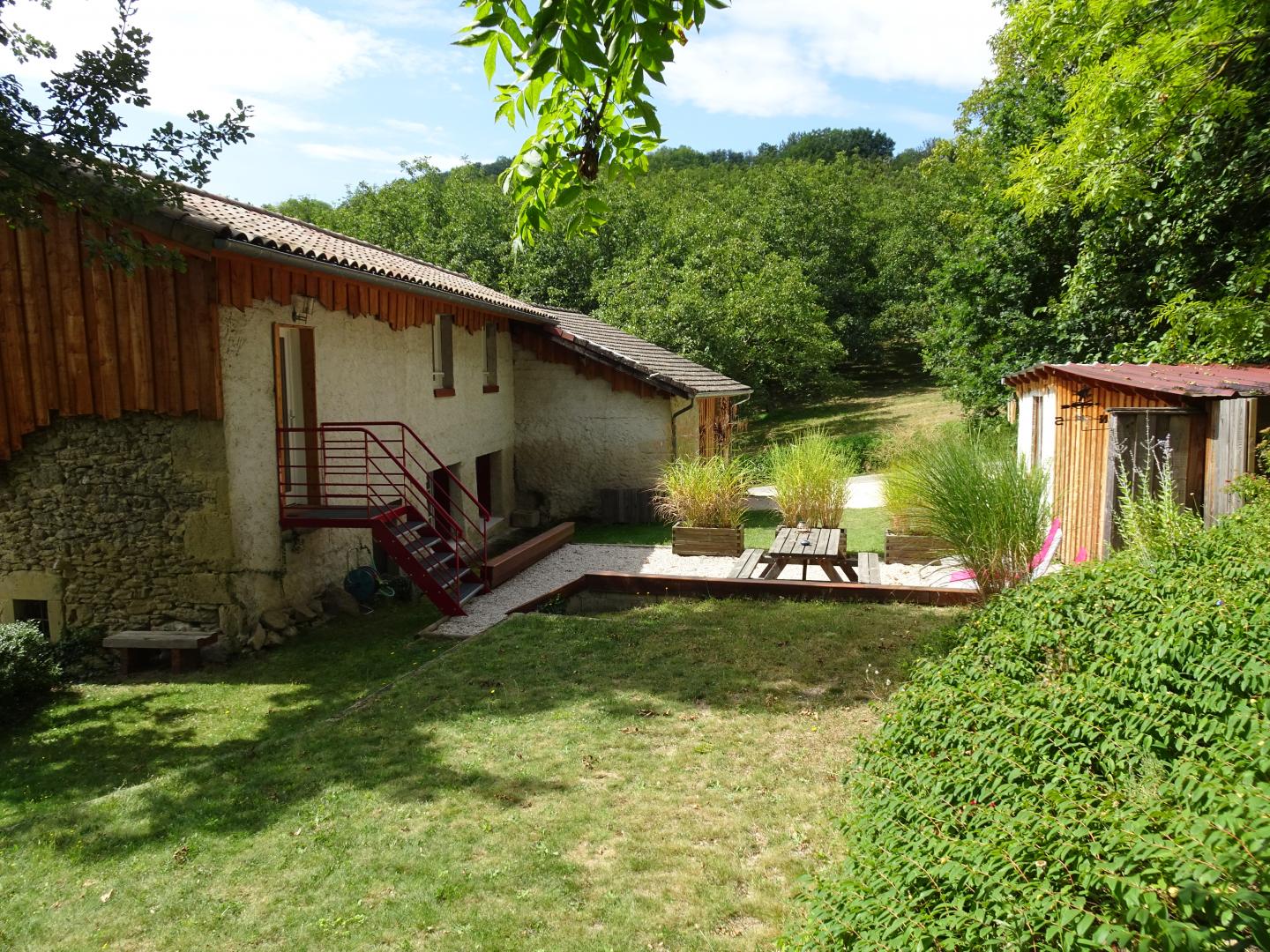 Espace jardin et terrasse