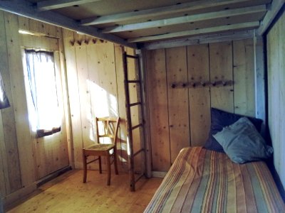 Intérieu de la cabane