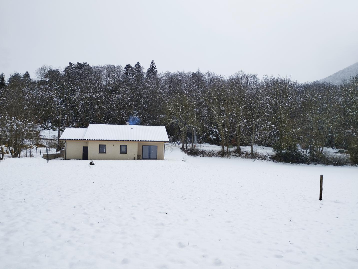 Le gîte en hiver