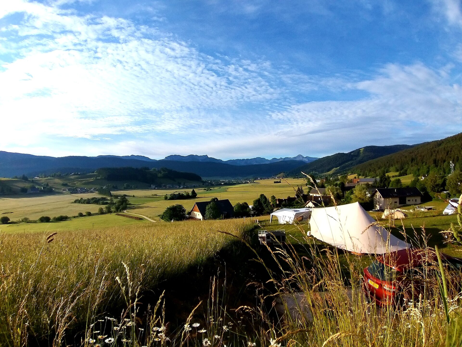 Emplacement panoramique Camping Les Eymes