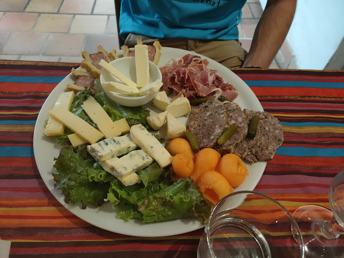 Des assiettes garnis avec des produits locaux du Vercors