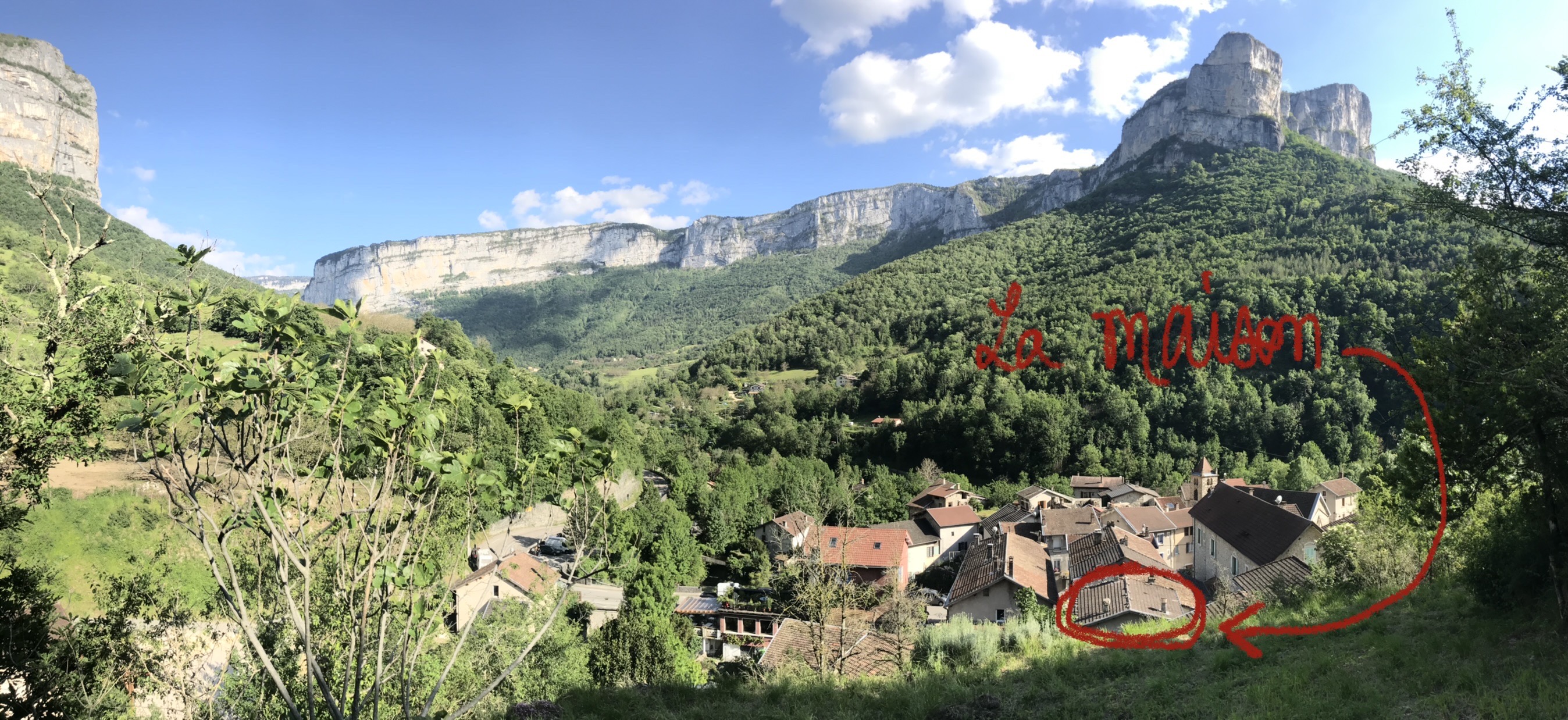 Vue du village