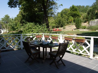la terrasse du gite