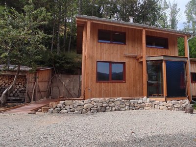 Extérieur chalet bois PMR