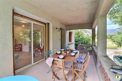 Terrasse couverte