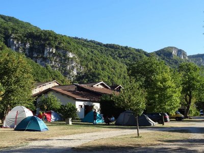 Vue du terrain de camping