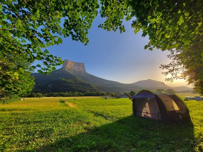 Camping à la Ferme du Pas de l'Aiguille - Vercors Trièves