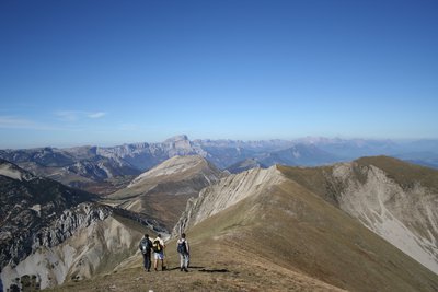 Crête en direction du Mont Barral