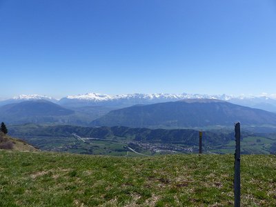 Vue sur l'Oisans depuis le pas du Serpaton