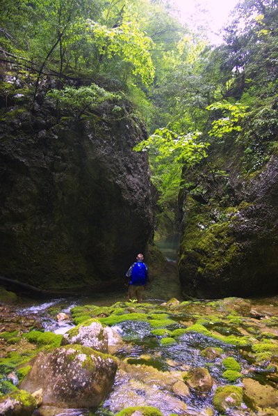 La Lyonne dans les gorges