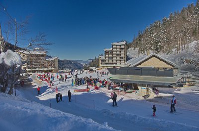 La station de ski du col de Rousset