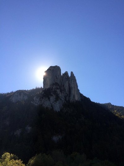 Vue sur les Trois Pucelles