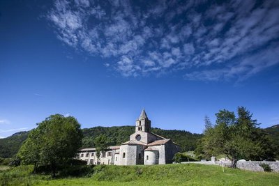 Vue sur l'Abbaye de Léoncel