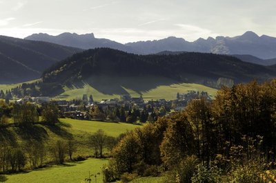 Vue sur Autrans-Méaudre en Vercors