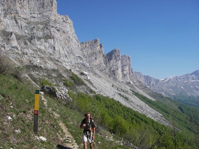 Sentier du balcon Est vers Gresse