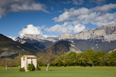 Vue sur la montagne de Glandasse