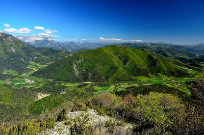 Vue sur le val de Quint