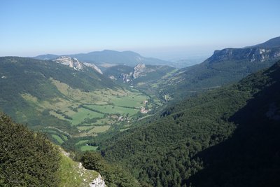 Vue sur la vallée de Bouvante