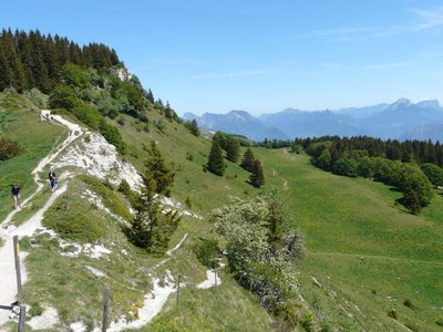 Le Pas de Bellecombe et l'alpage de la Molière