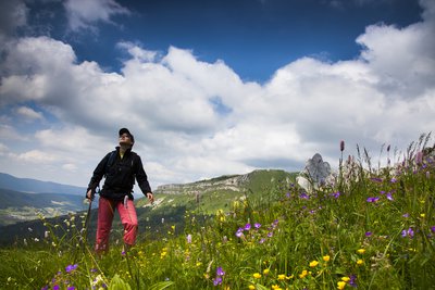 A l'approche du Col Vert