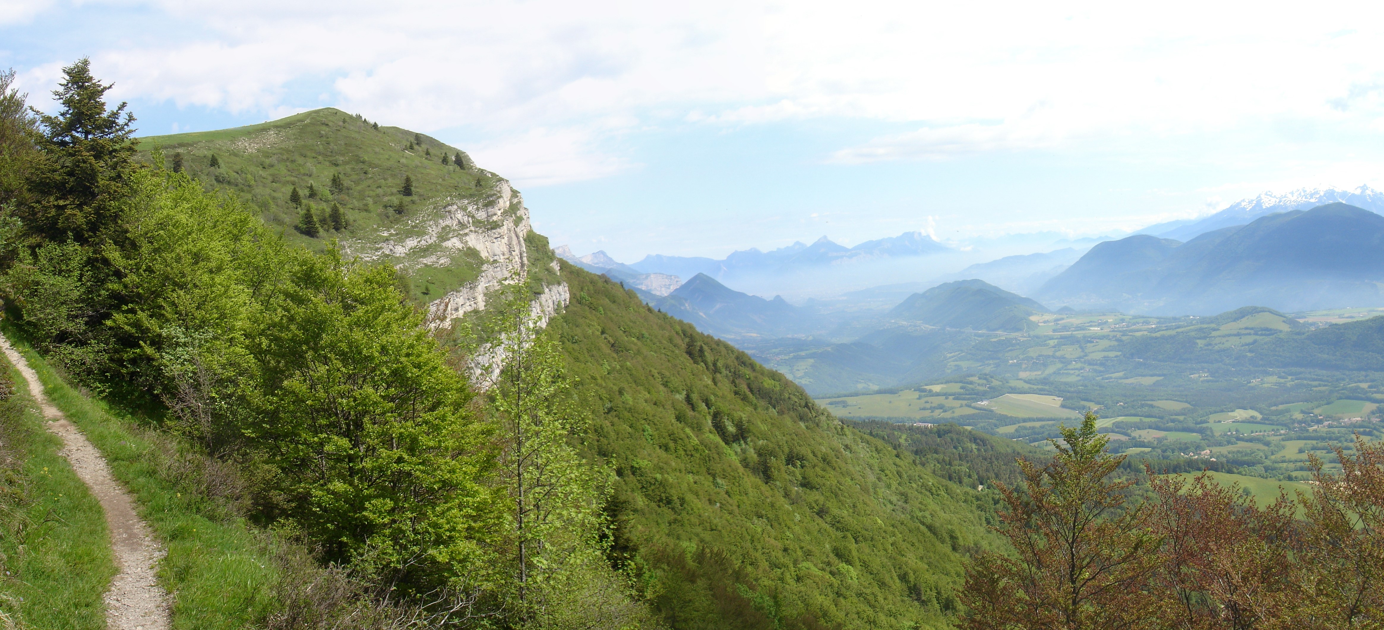 A l'approche du Pas du Serpaton