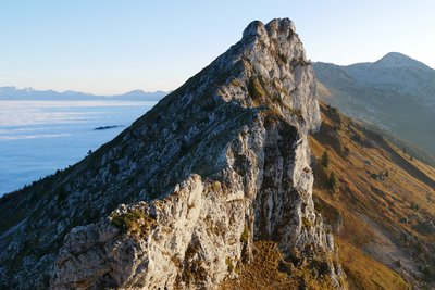 Vue sur le Ranc des Agnelons depuis le Col Vert