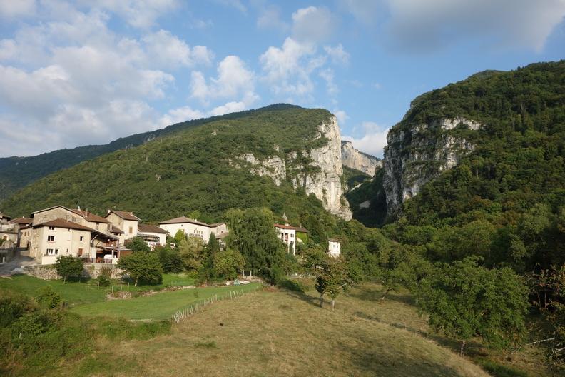 Vue sur le village de Cognin-les-Gorges