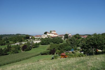 Vue sur le village de Saint-André-en-Royans