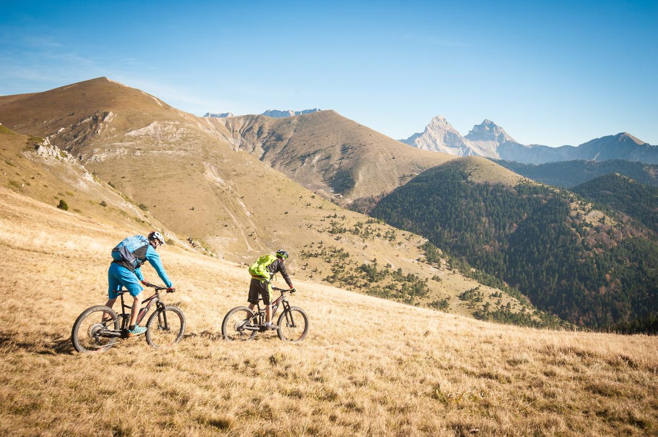 VTT au col de la croix