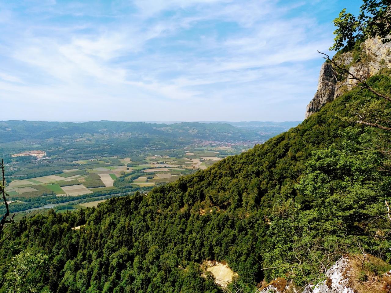 Vue sur la plaine de l'Isère