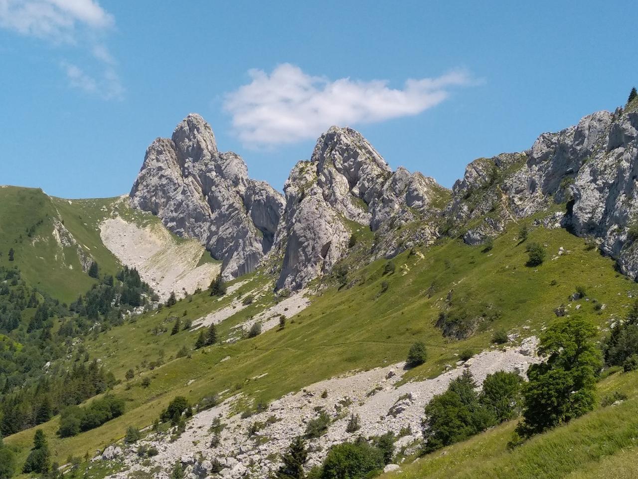 Vue sur le Col Vert