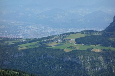 Vue sur la vallée Grenobloise