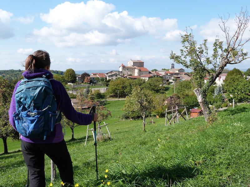 Vue sur le village de Saint-André-en-Royans