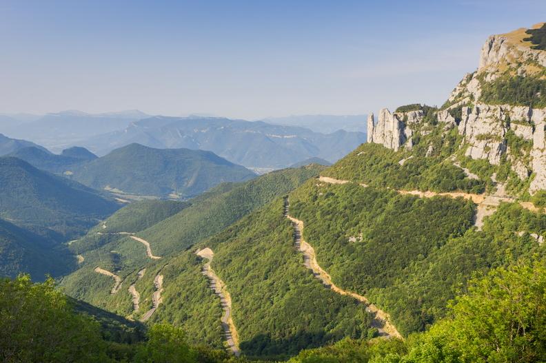 Vue sur la vallée du Diois