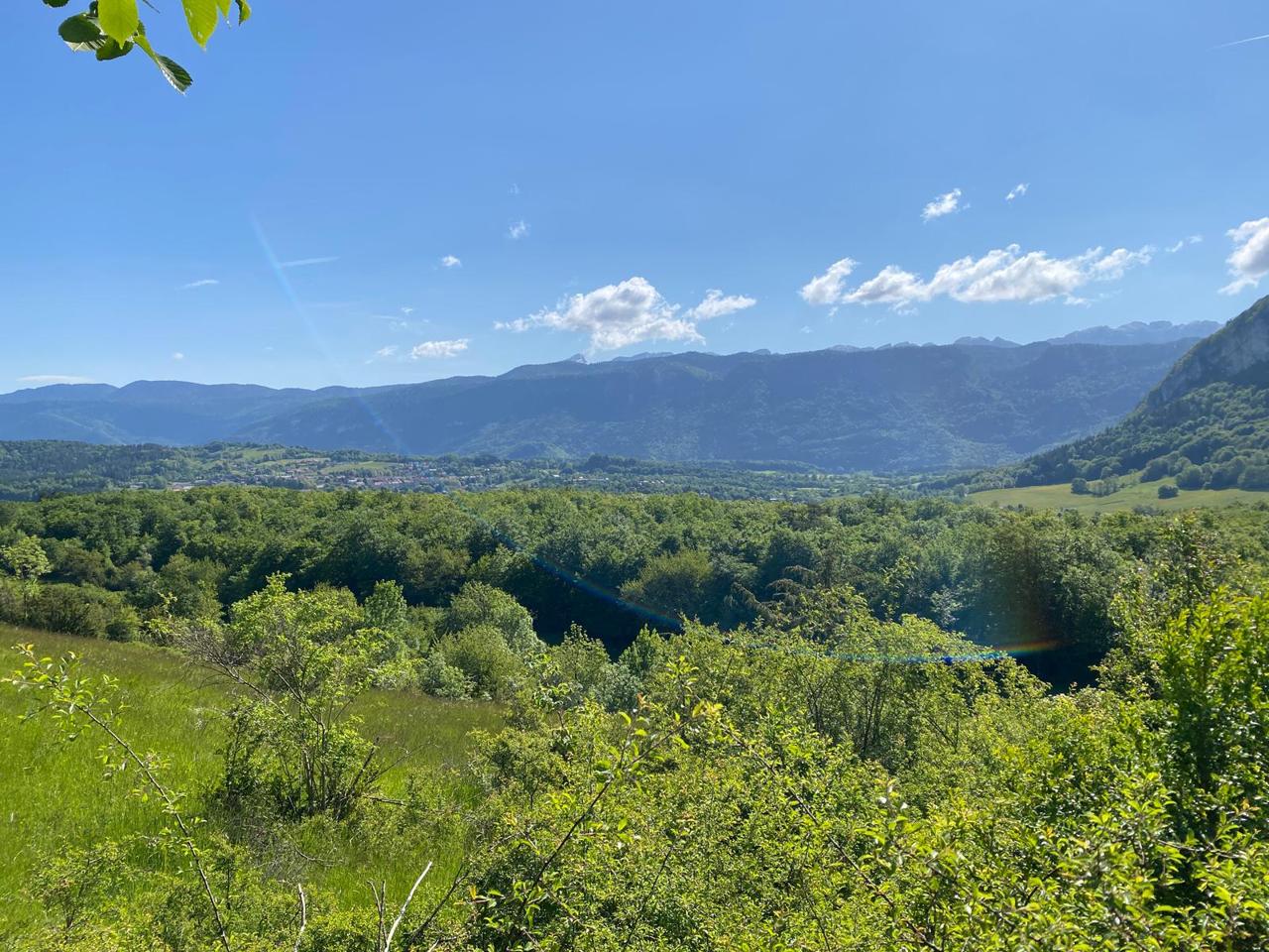 Vue sur la chaine septentrionale du Vercors