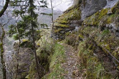 Chemin en balcon (PNRV)